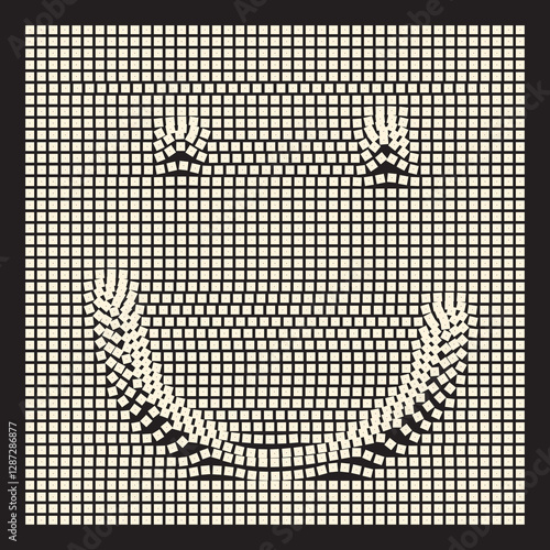 breaking a boring order of squares with a smile

