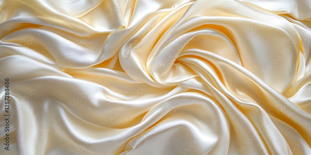 Obraz premium Cream Silk Drape Texture