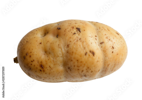 potatoes isolated on white background