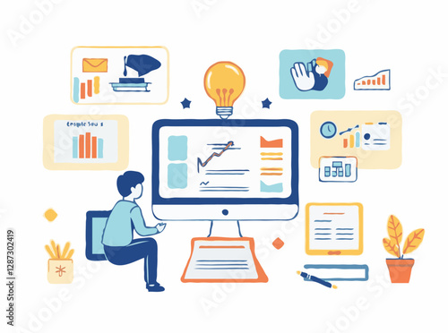 Engaging Visual Aids for Online Courses