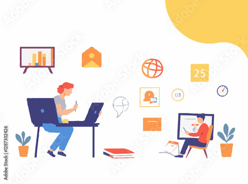 Engaging Visual Aids for Online Courses
