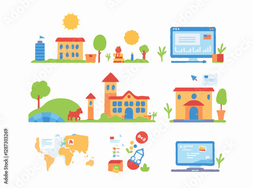 Illustrated Resources for Educational Websites