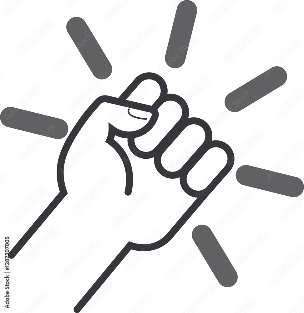 Isolated sign of an please hand knocking on a door before entering, perfect for concepts like arrival, entry, or communication Isolated sign of an please hand knocking on a door before entering, perfect for concepts like arrival, entry, or communication
