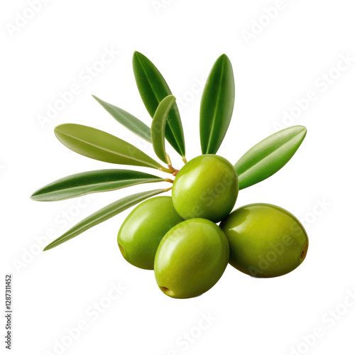 Wallpaper Mural Green olives on transparent background  Torontodigital.ca