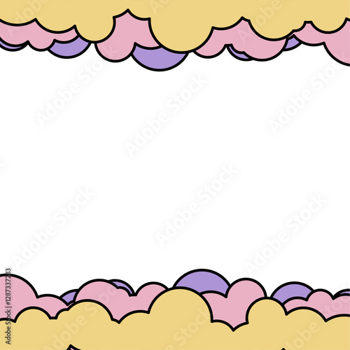 magical clouds for frames, imaginary clouds for frames