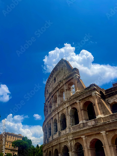 Canvas Print colosseum in rome italy