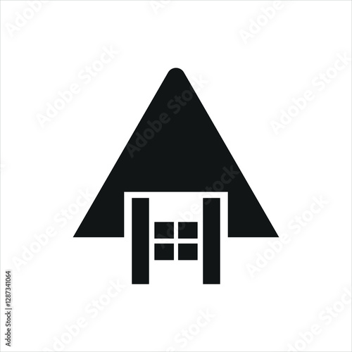 Letter h Logo Design with a Unique Style.