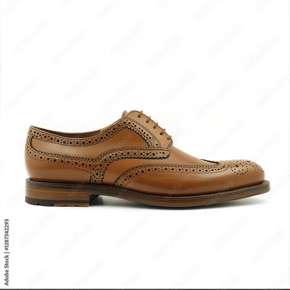 High Definition Image of a Photo Brogue, Isolated on a White Background High Definition Image of a Photo Brogue, Isolated on a White Background
