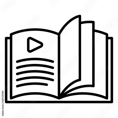 New chapter icon in books and life