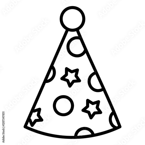 Party hat icon to brighten up your outfit