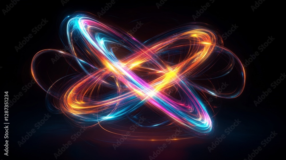 Illuminating molecular designs interconnecting through light trails in scientific exploration a visual journey into the fusion of chemistry and art Illuminating molecular designs interconnecting through light trails in scientific exploration a visual journey into the fusion of chemistry and art