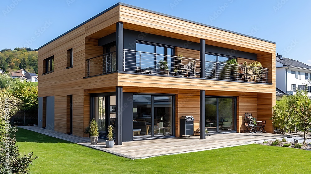 A Modern Wooden Home with an Elegant Finish
A Modern Wooden Home with an Elegant Finish