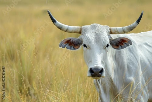 Ultra Quality Picture of Closeup of Nelore Cattle on Pasture