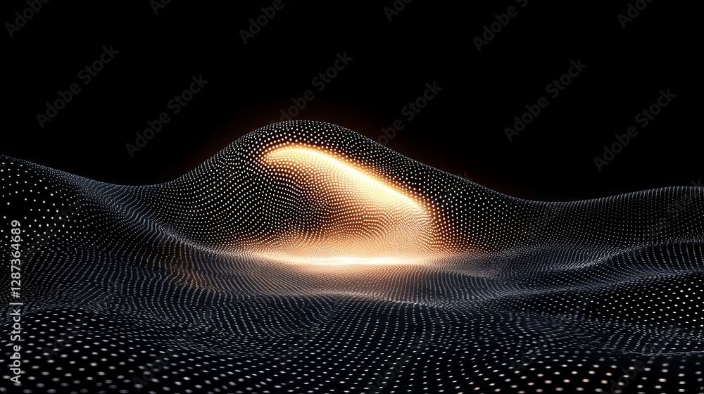 Dynamic abstract dot pattern glowing in cyberpunk style digital art modern aesthetic vibrant environment Dynamic abstract dot pattern glowing in cyberpunk style digital art modern aesthetic vibrant environment