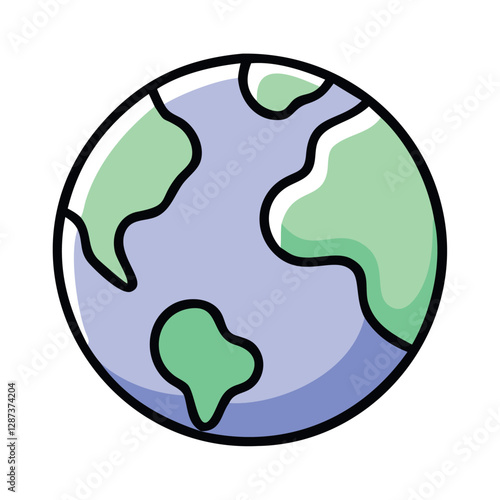 Earth Planet Space Exploration Icon