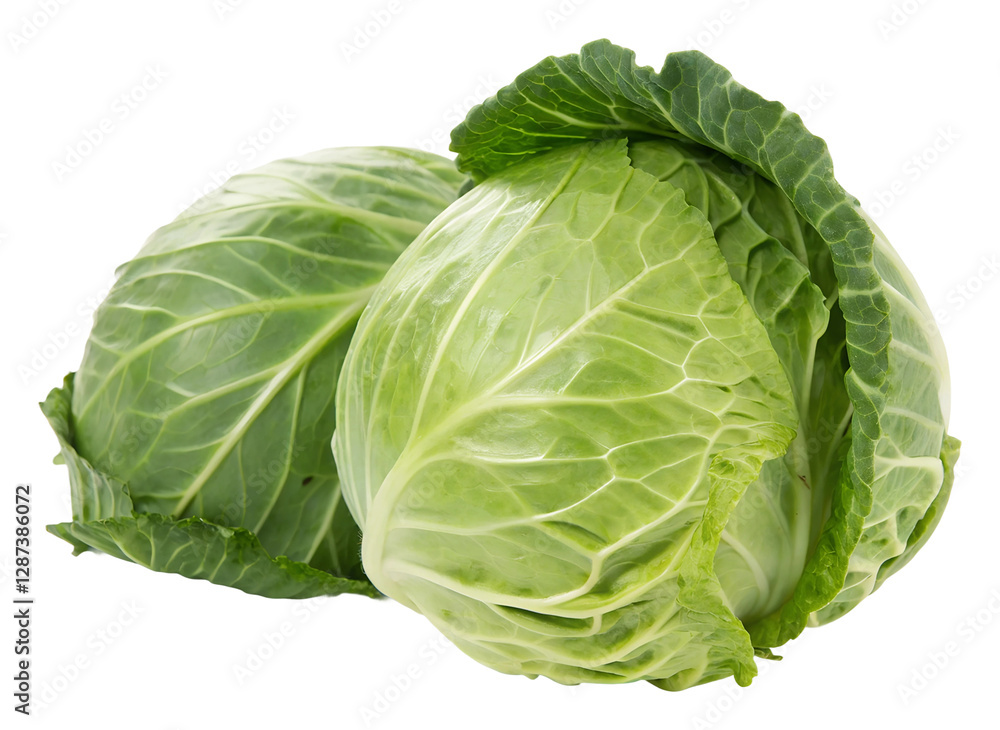 Harvesting fresh green cabbage farm field food outdoors isolated on transparent background Harvesting fresh green cabbage farm field food outdoors isolated on transparent background