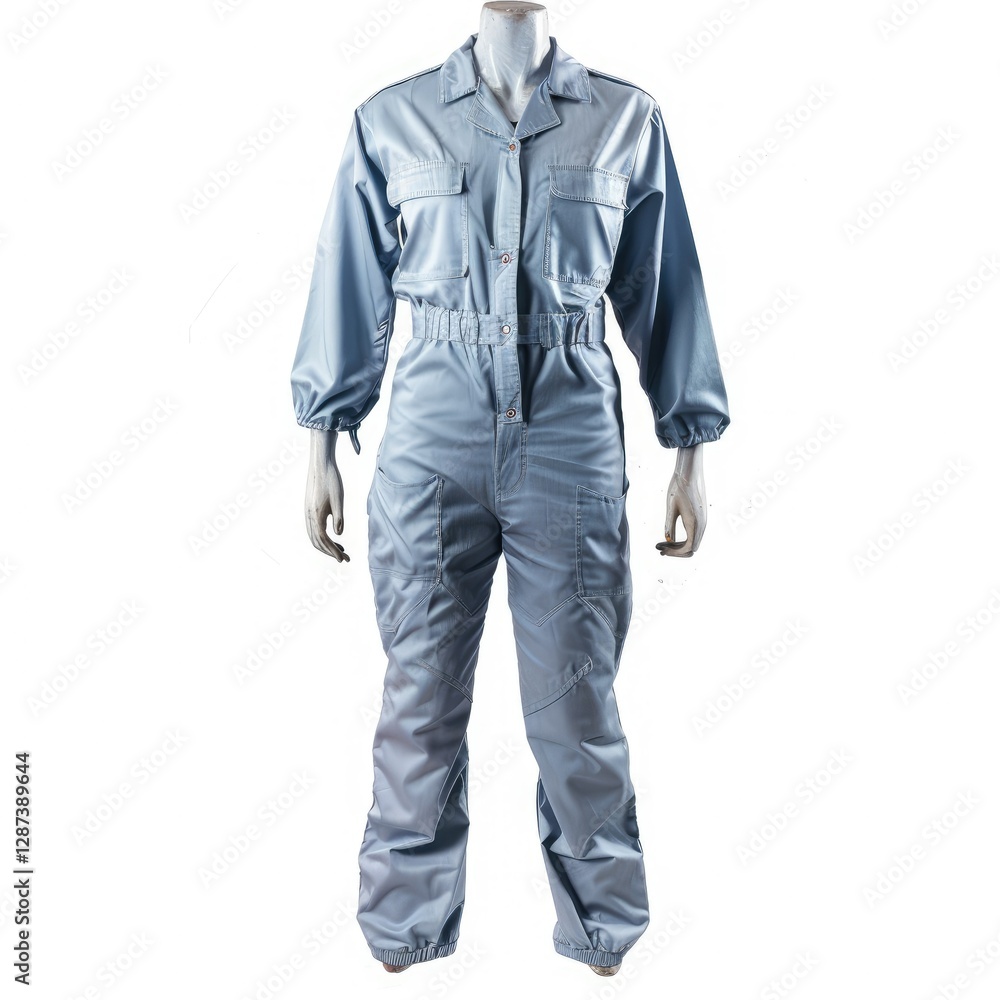 Ultra Hd Visual of a Photo Jumpsuit, Isolated on a White Background Ultra Hd Visual of a Photo Jumpsuit, Isolated on a White Background