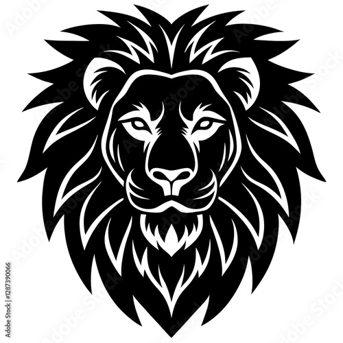 lion head vector illustration