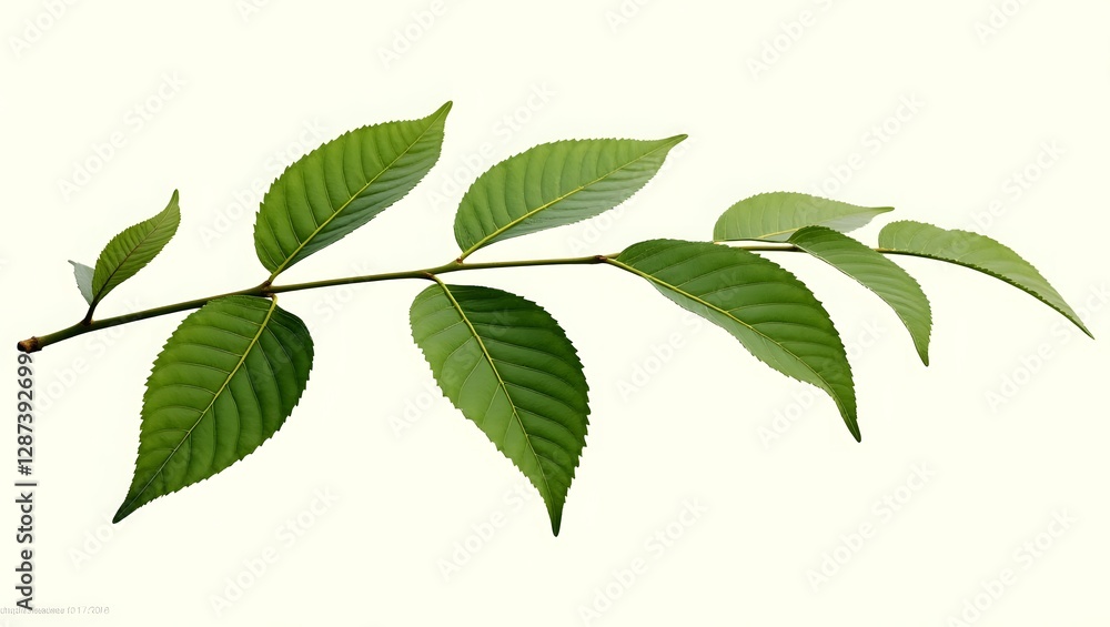 Fototapeta premium Green Sprig: Natural Detail