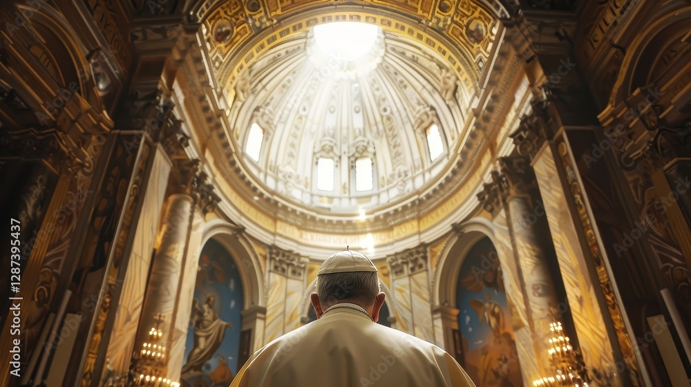 Obraz premium Awe-Inspiring Interior of a Majestic Church