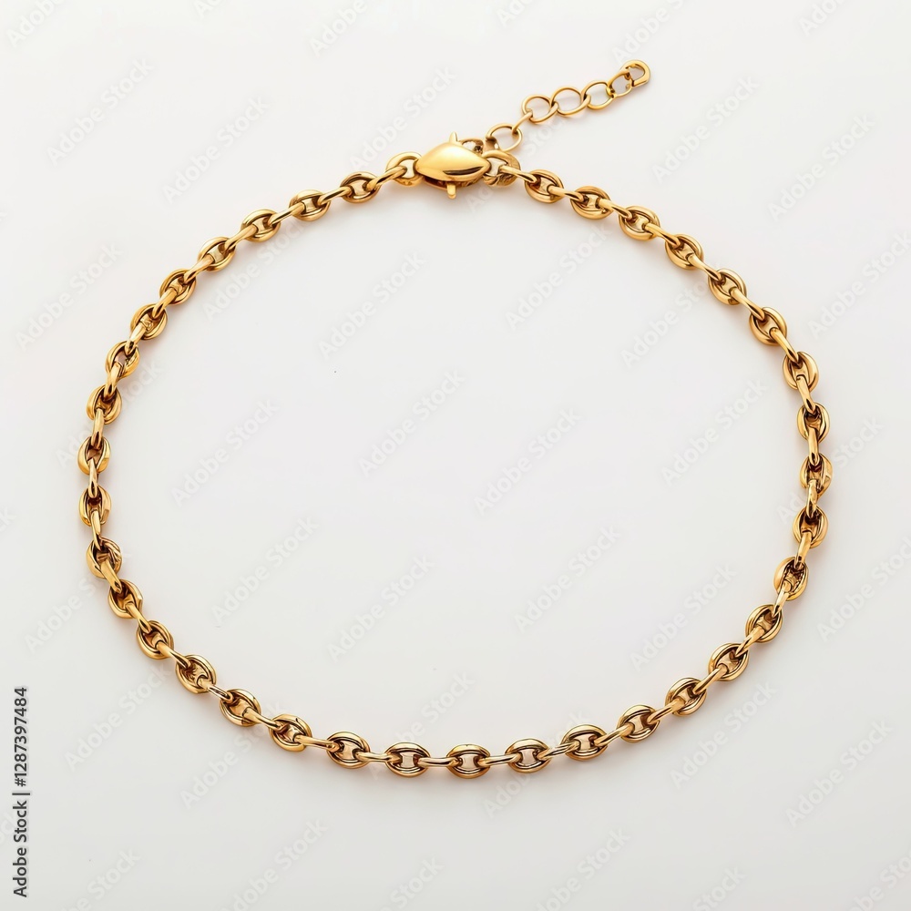 Clear Pixel Picture of a Photo Anklet, Isolated on a White Background Clear Pixel Picture of a Photo Anklet, Isolated on a White Background