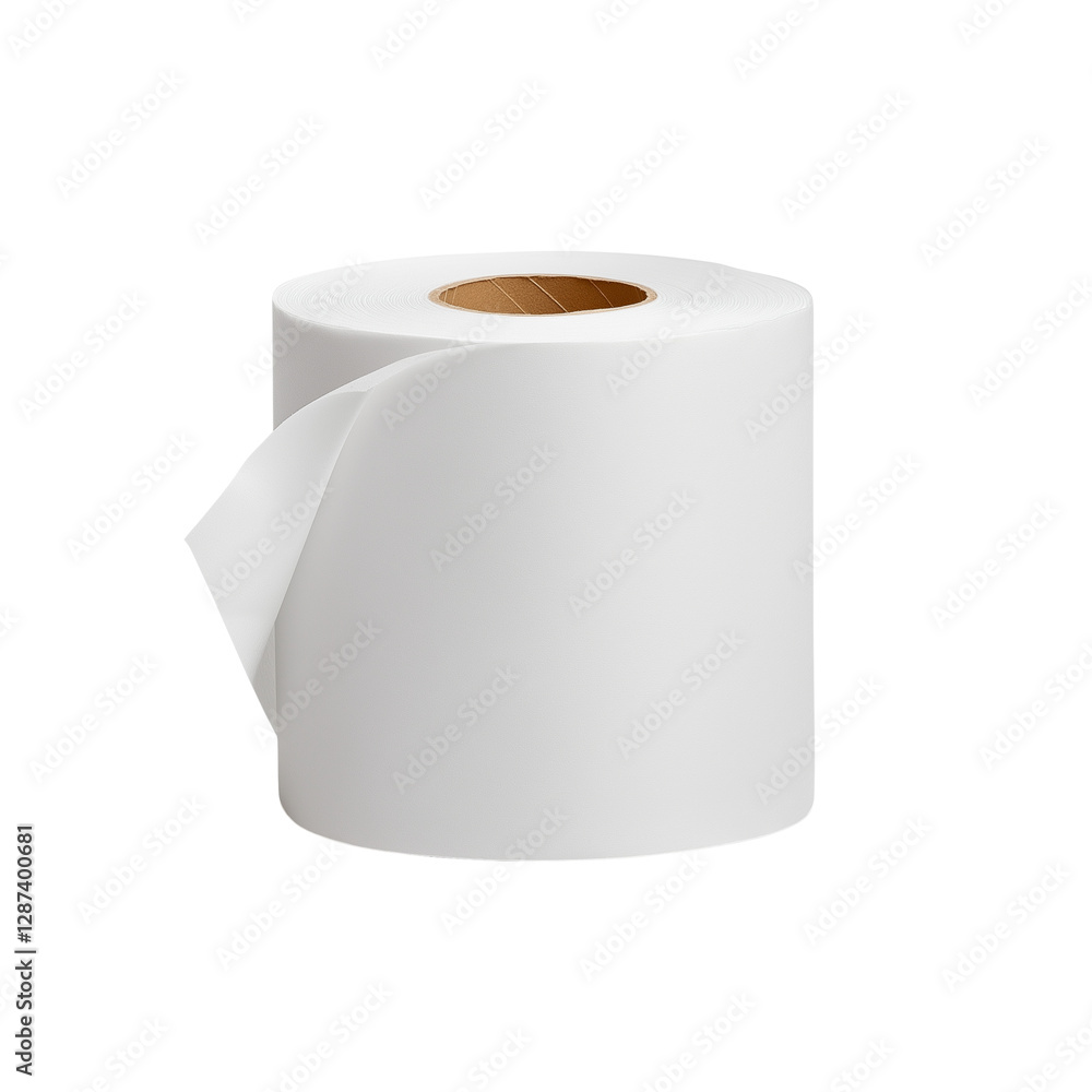 roll of plain white paper with partially unrolled edge, ideal for various uses. Perfect for crafts, printing, or packaging roll of plain white paper with partially unrolled edge, ideal for various uses. Perfect for crafts, printing, or packaging