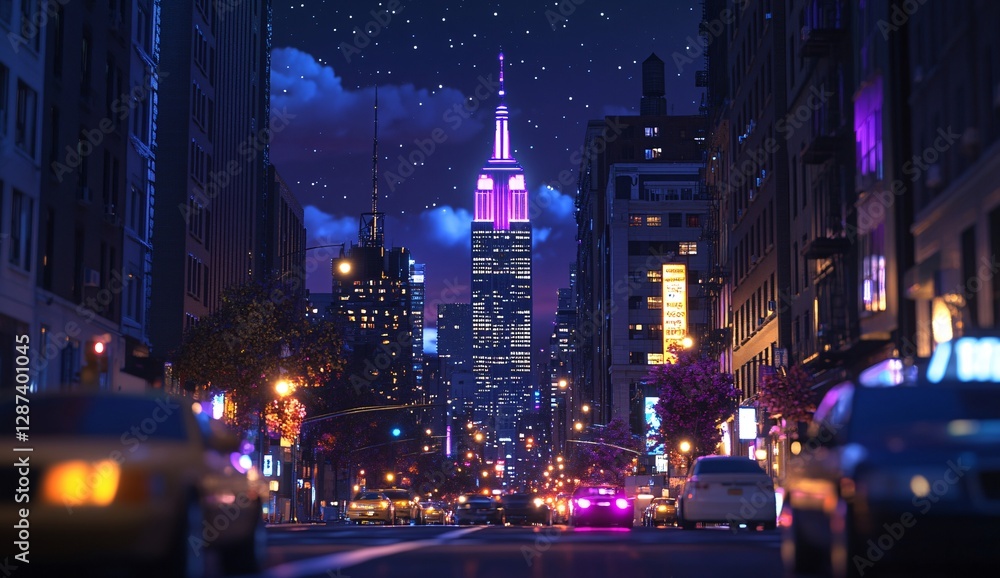 city at night with lot of lights, bustling city skyline sparkled with lights at night city at night with lot of lights, bustling city skyline sparkled with lights at night