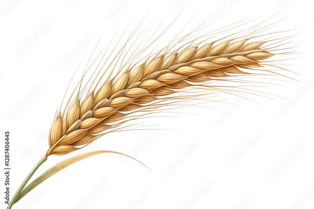 Harvesting wheat grain farm field nature rural setting isolated on transparent background Harvesting wheat grain farm field nature rural setting isolated on transparent background