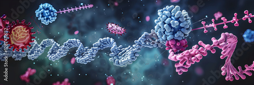 Wallpaper Mural An In-depth View of the Function of Ribosomal RNA (rRNA) in Protein Synthesis Torontodigital.ca