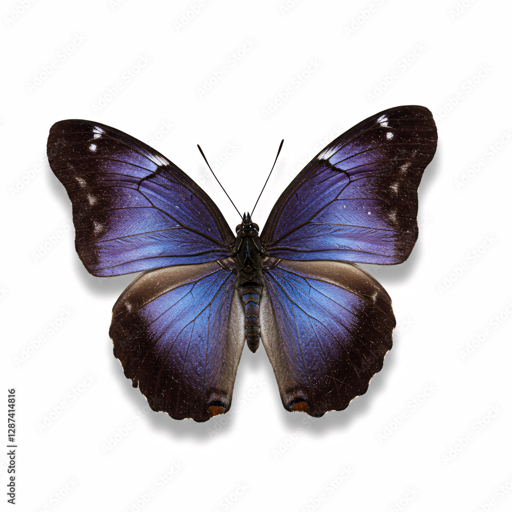 Fototapeta premium Vibrant Blue Butterfly