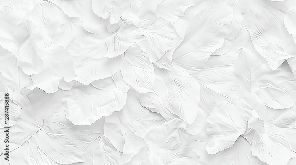 Obraz premium Plain white cotton watercolor paper with lined texture, high-res bird's-eye view. Perfect for artists, aquarellists, and creative projects.
