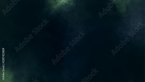 Dark green watercolor texture.	Dark Green Watercolor Grunge Texture Background

