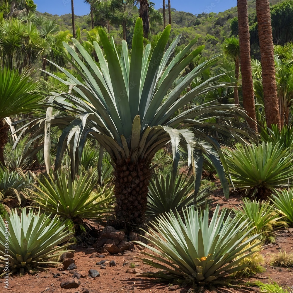 Resilient Beauty: Encephalartos Woodii in Its Rocky Domain Resilient Beauty: Encephalartos Woodii in Its Rocky Domain