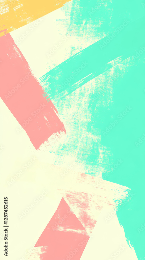Fototapeta premium Abstract background with colorful brush strokes in pastel shades