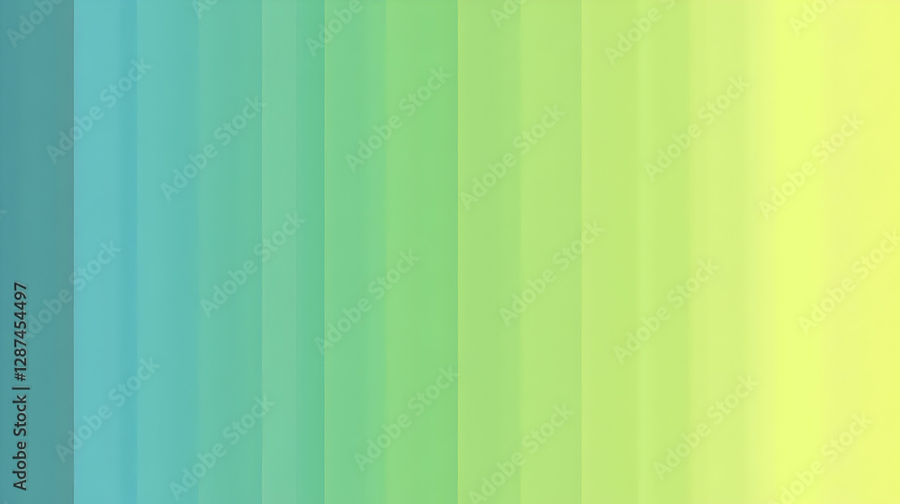 Abstract gradient background with vertical stripes of teal, green, and yellow hues. Perfect for website banners, presentations, or design projects needing a calming and refreshing palette. Abstract gradient background with vertical stripes of teal, green, and yellow hues. Perfect for website banners, presentations, or design projects needing a calming and refreshing palette.