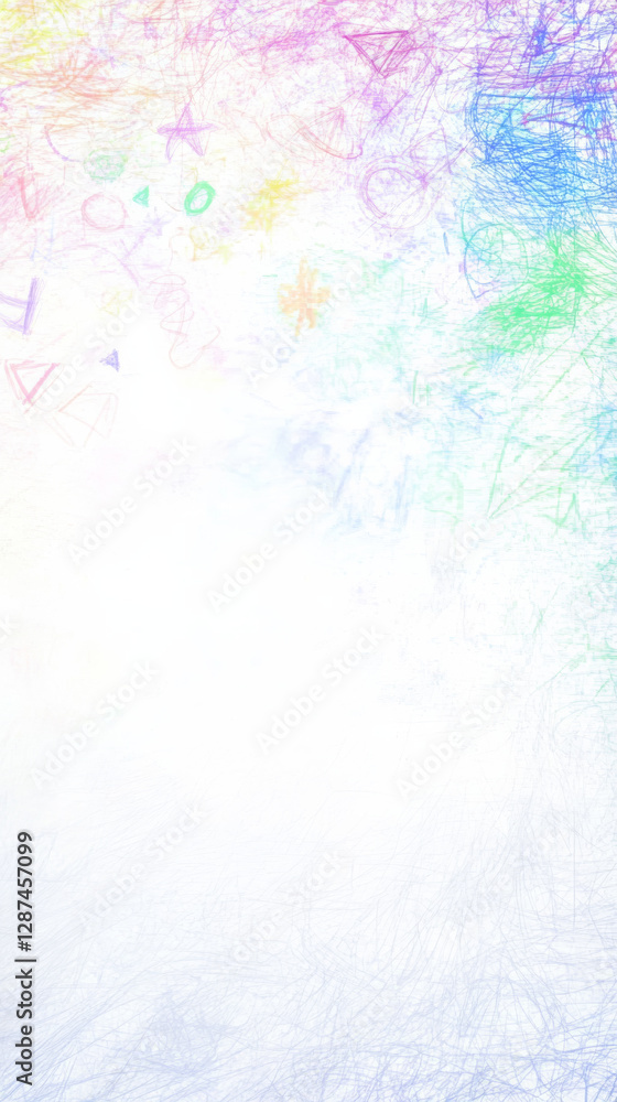 Obraz premium Colorful abstract background with simple shapes and light textures