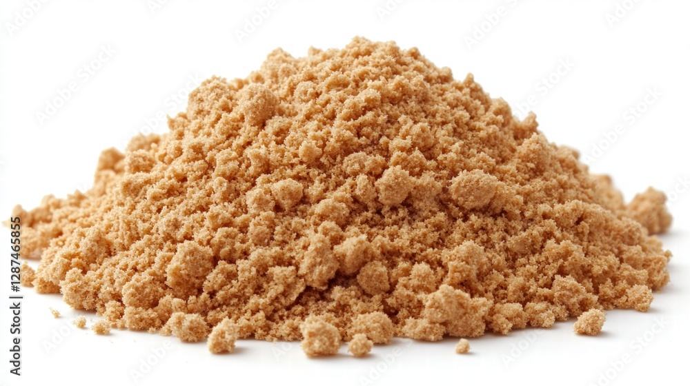 Generous pile of brown sugar on a wooden surface perfect for baking and sweetening recipes Generous pile of brown sugar on a wooden surface perfect for baking and sweetening recipes