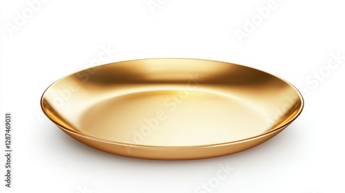 Gold plate, studio, blank, display