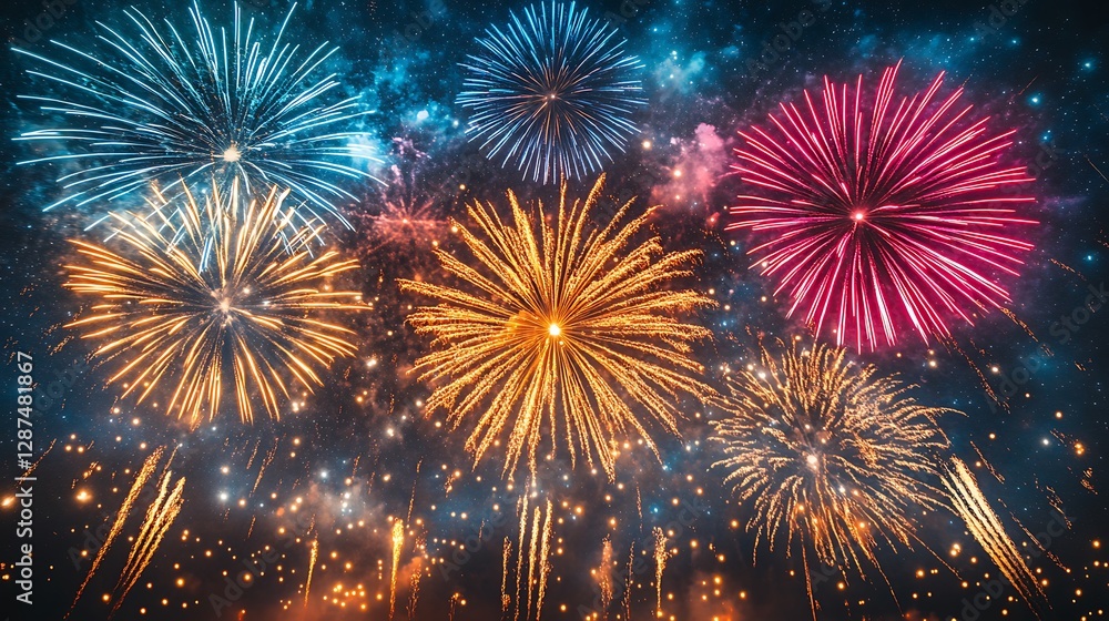 Fireworks Display at Night Fireworks Display at Night
