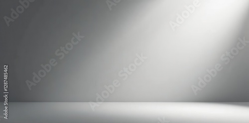 Wallpaper Mural Smooth gray gradient with grainy noise overlay Subtle spotlight effect, copy space , abstract, image, monochrome Torontodigital.ca