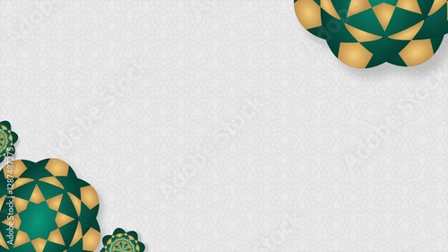 Islamic Special Day Background Animation. Ramadan, Eid Al Adha, Eid Al Fitr Mubarak Celebration.