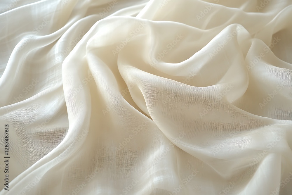 Cream Fabric Drape Texture Cream Fabric Drape Texture