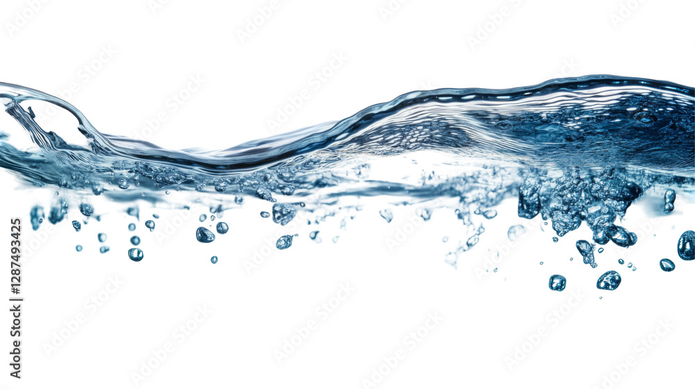 Flowing water splash png on transparent background nature high-quality image crystal clear white space for design Flowing water splash png on transparent background nature high-quality image crystal clear white space for design