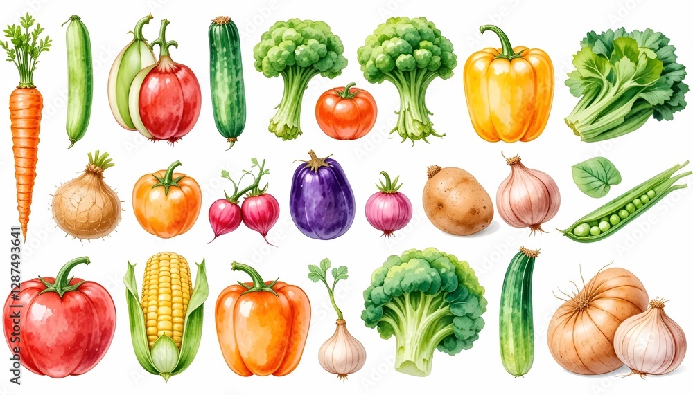 Vegetable background image, food cooking, texture banner Vegetable background image, food cooking, texture banner