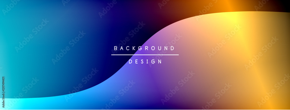 Bright rainbow style color gradient with curve round shape line background. Vector Illustration For Wallpaper, Banner, Illustration, landing page Bright rainbow style color gradient with curve round shape line background. Vector Illustration For Wallpaper, Banner, Illustration, landing page