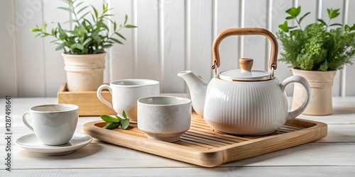 Wallpaper Mural still life with tea Torontodigital.ca