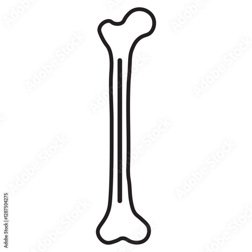 Bone marrow line icon