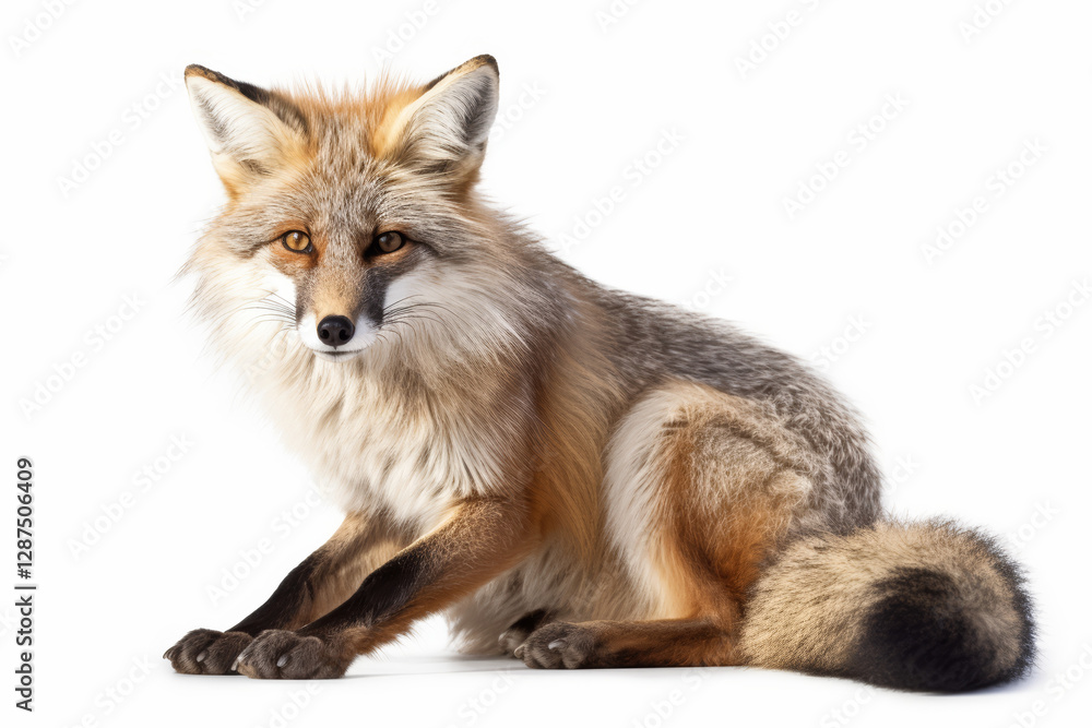 A digital illustration features a red fox in a seated position. The fox has a thoughtful, serene expression against a simple white backdrop. A digital illustration features a red fox in a seated position. The fox has a thoughtful, serene expression against a simple white backdrop.