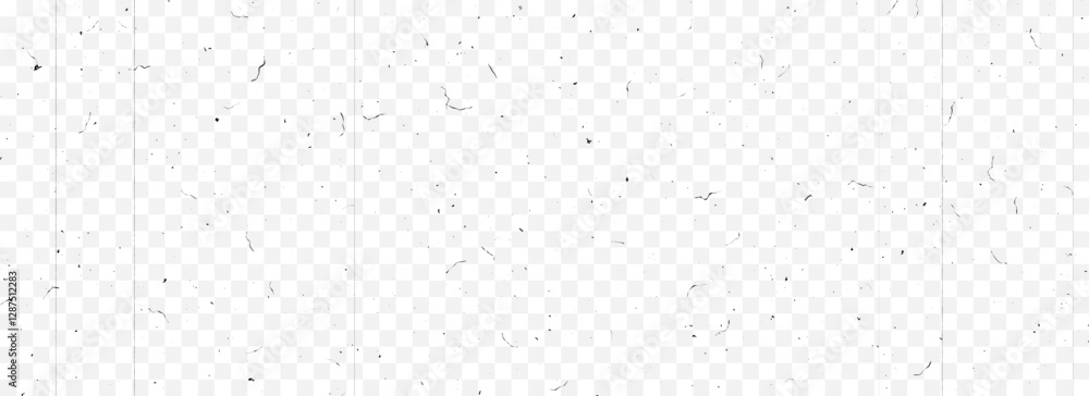 Dusty old scratched texture. Grainy grunge photo filter background. Aged grain film overlay. Rough dirty dotted backdrop. Black particles, fibers and flecks wallpaper. Damaged surface template. Vector