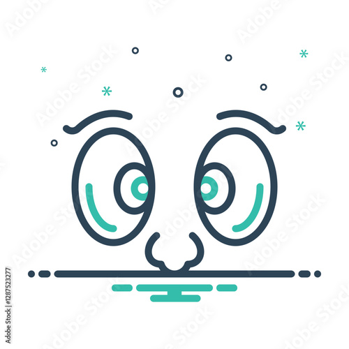 Mix icon for looking at